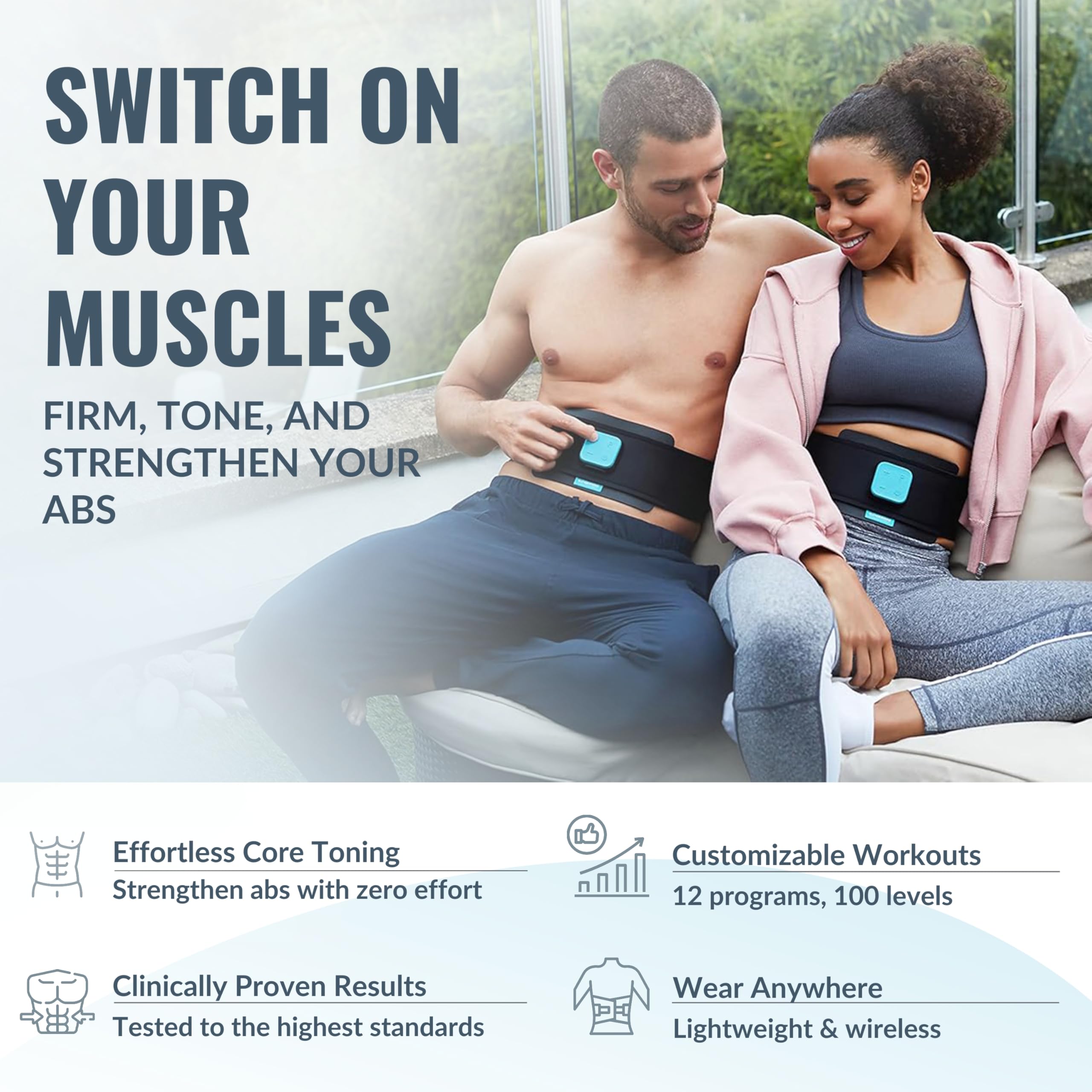 Amazon.com: Slendertone Evolve Abs Trainer, EMS Training Device